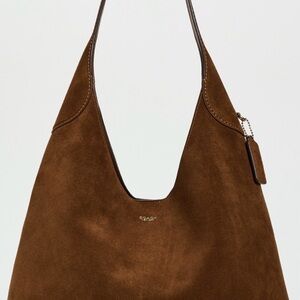 Coach Brooklyn 39 Suede Bag in Brown
